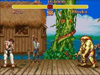une photo d'Ã©cran de Super Street Fighter 2 sur Nintendo Super Nes